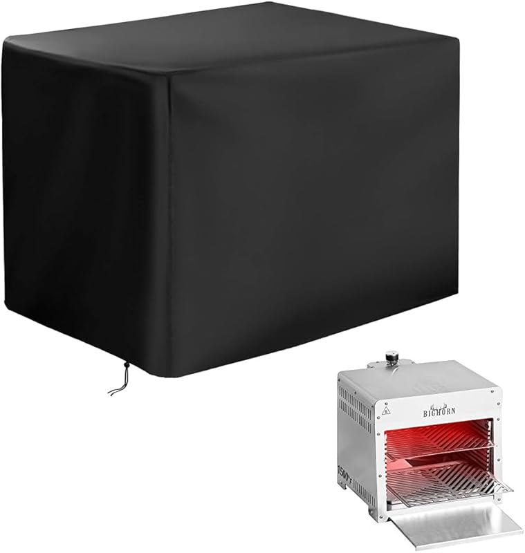 Big Horn 600D Heavy Duty Waterproof Infrared Grill Cover for Tabletop 