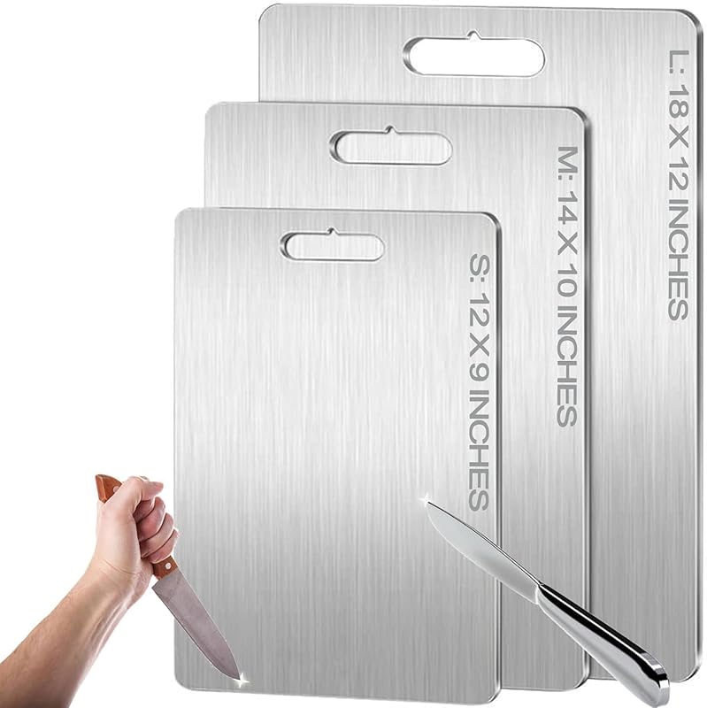 100% Pure Titanium Cutting Board (12