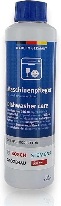 Dishwasher Care 250ml Cleaner compatible with Bosch Siemens Neff Gagge