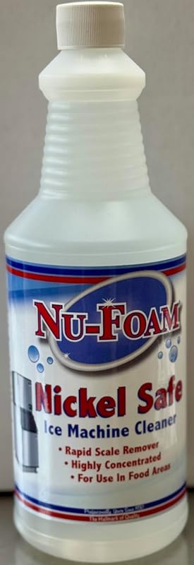 Nu-Foam Ice Machine Cleaner & Descaler, 32 fl oz - Nickel Safe & Compa
