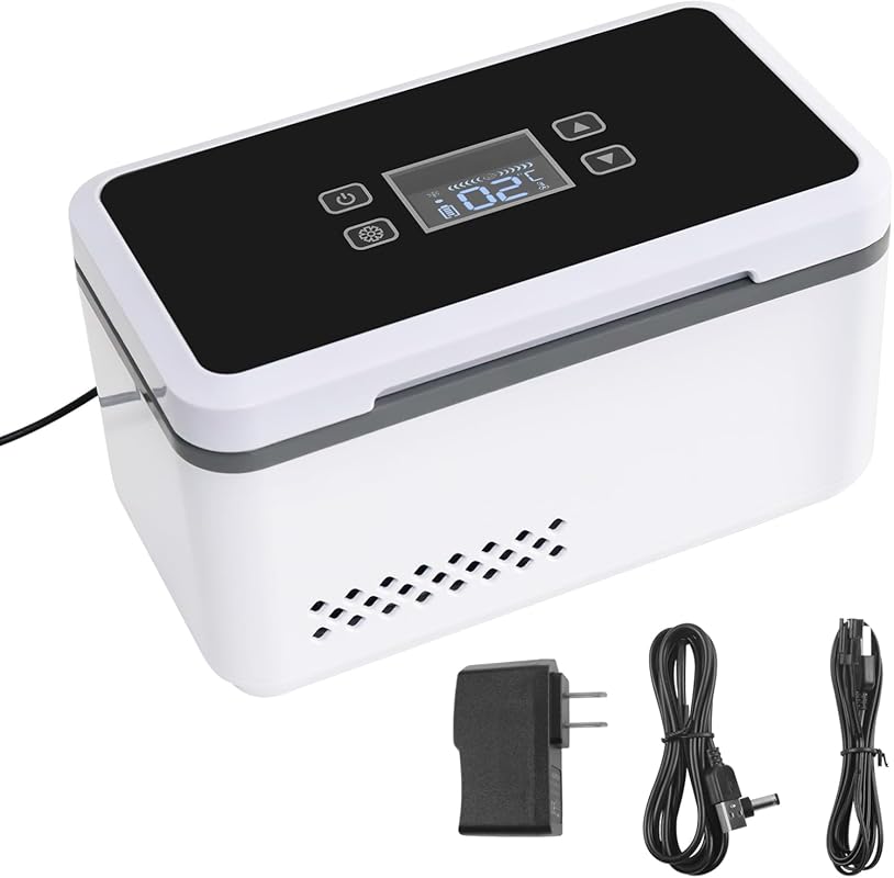 Electric Portable Insulin Cooler Travel Case with LCD Display & Rechar