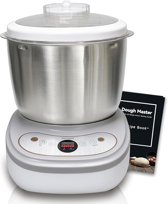 7.4Qt Commercial & Household Dough Maker with Ferment Function, Stainl