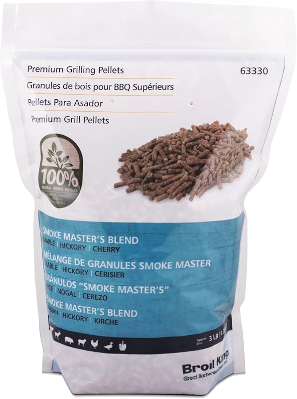 Broil King 63330 Smoke Master's Blend Wood Pellets for Grilling, Smoki