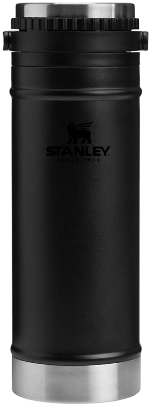STANLEY 16oz Travel Mug with Integrated French Press, Insulated Stainl