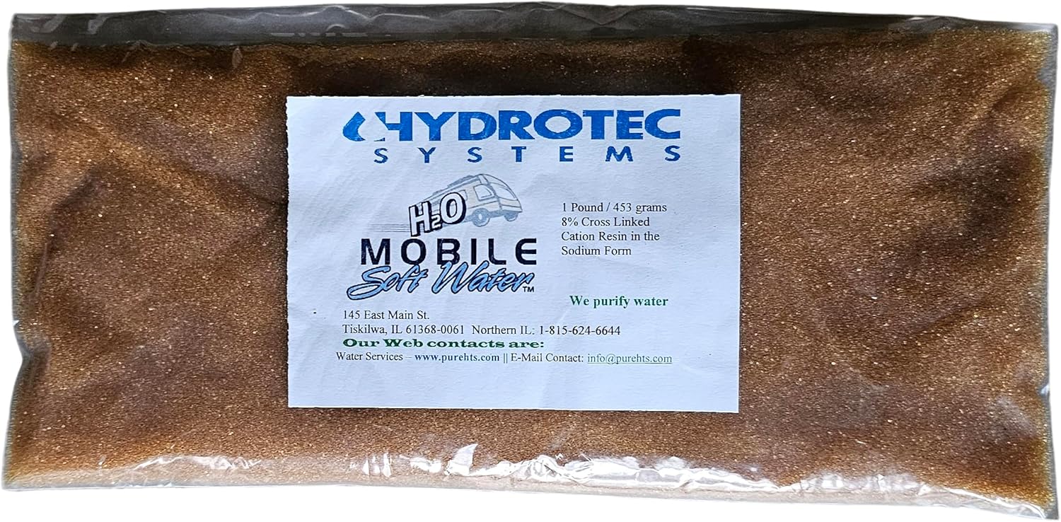 Ready-to-Use Virgin Water Softening Resin, 1 Pound High-Quality Ion Ex