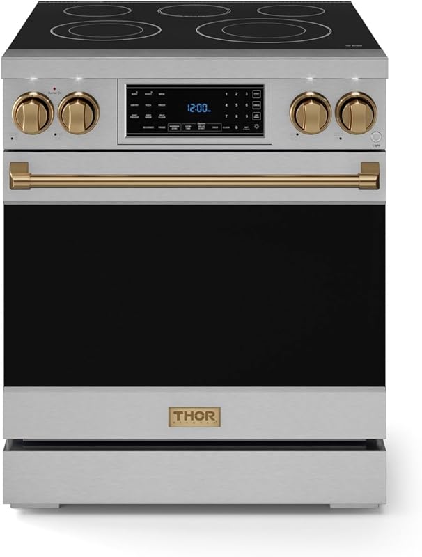 Gordon Ramsay THOR Kitchen 30 Inch Professional Electric Range, Tilt P