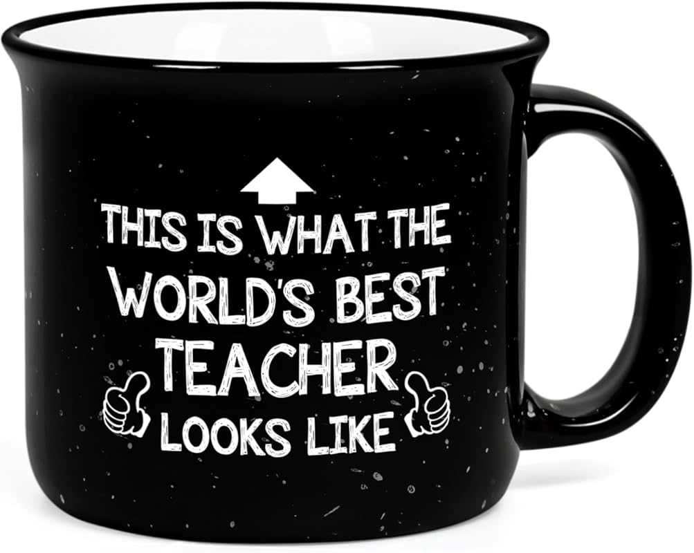 YHRJWN 15 oz Teacher Appreciation Mug, Thoughtful Christmas & Birthday