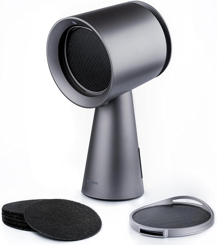 BREETEE Portable Kitchen Range Hood, 5-Layer Filter Compact Desktop Ex