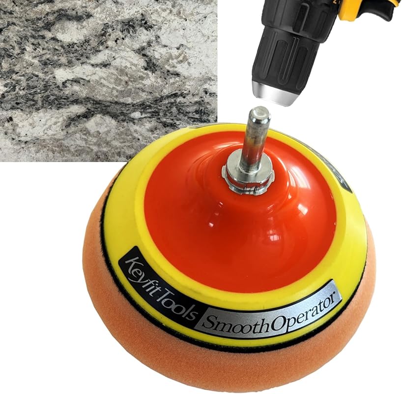 Keyfit Tools SmoothOperator Professional Drill-Powered Granite & Quart