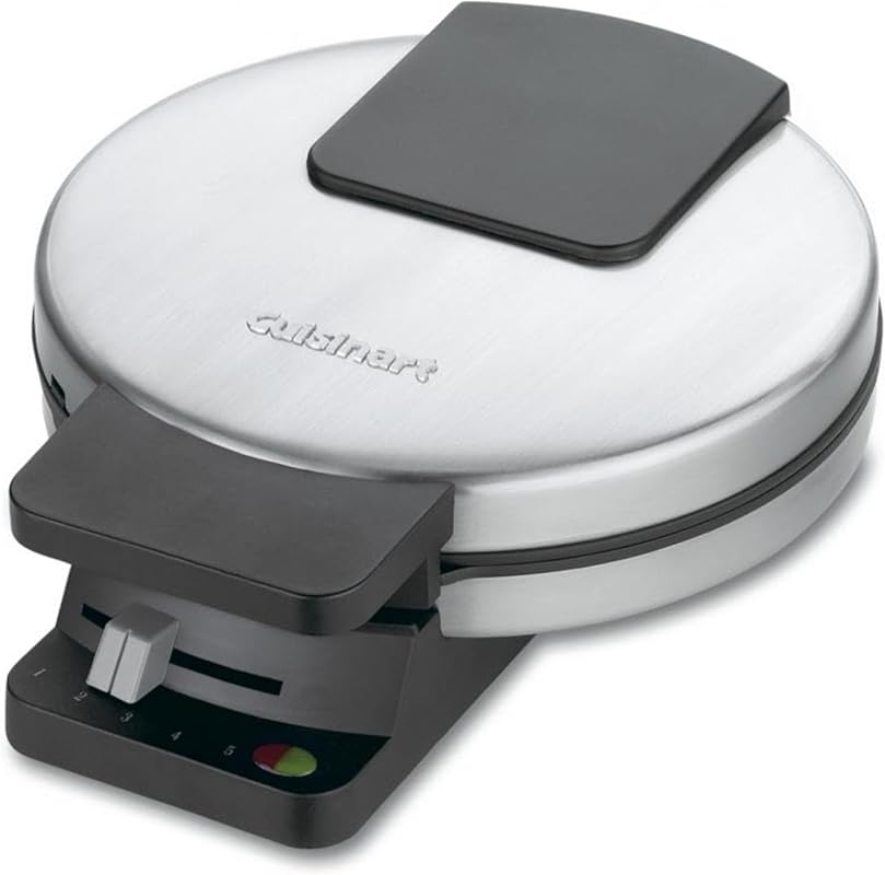Cuisinart Round Classic Waffle Maker, 1250W, with 5-Setting Adjustable