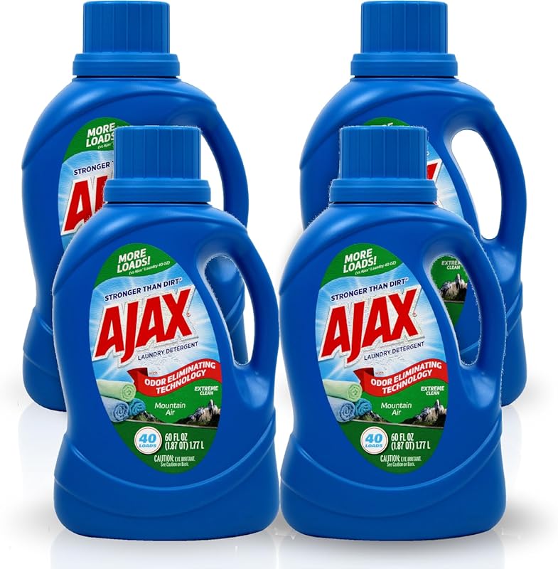 Ajax Mountain Air Liquid Laundry Detergent: HE Compatible, 60oz (4-Pac