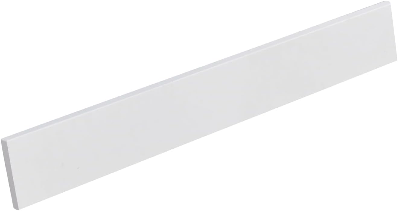 Pure White 30 Inch Quartz Bathroom Vanity Backsplash, Universal 30