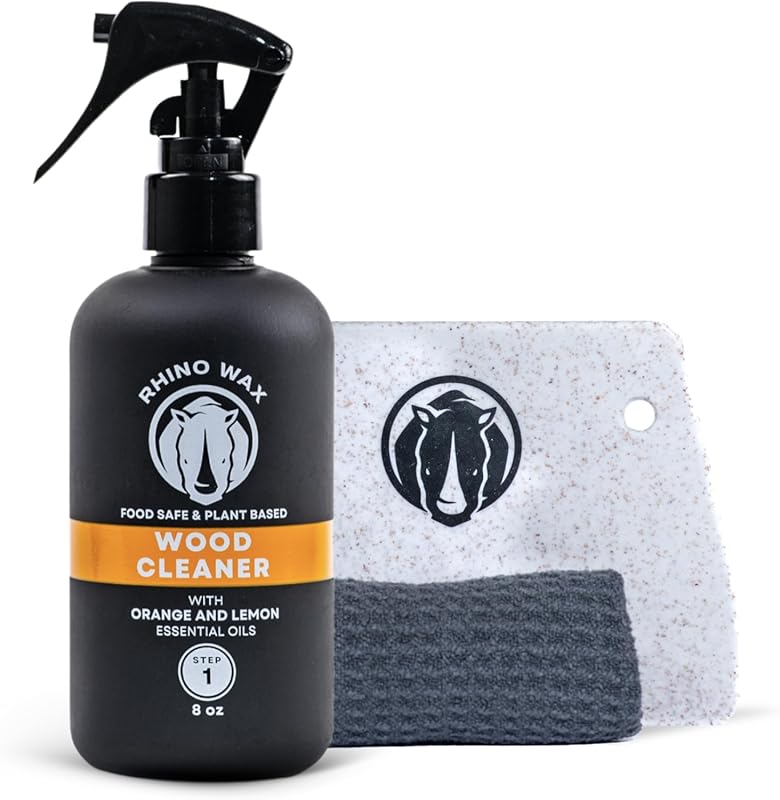 Food Safe Butcher Block Cleaning Kit: Includes Wood Spray Cleaner, Ben