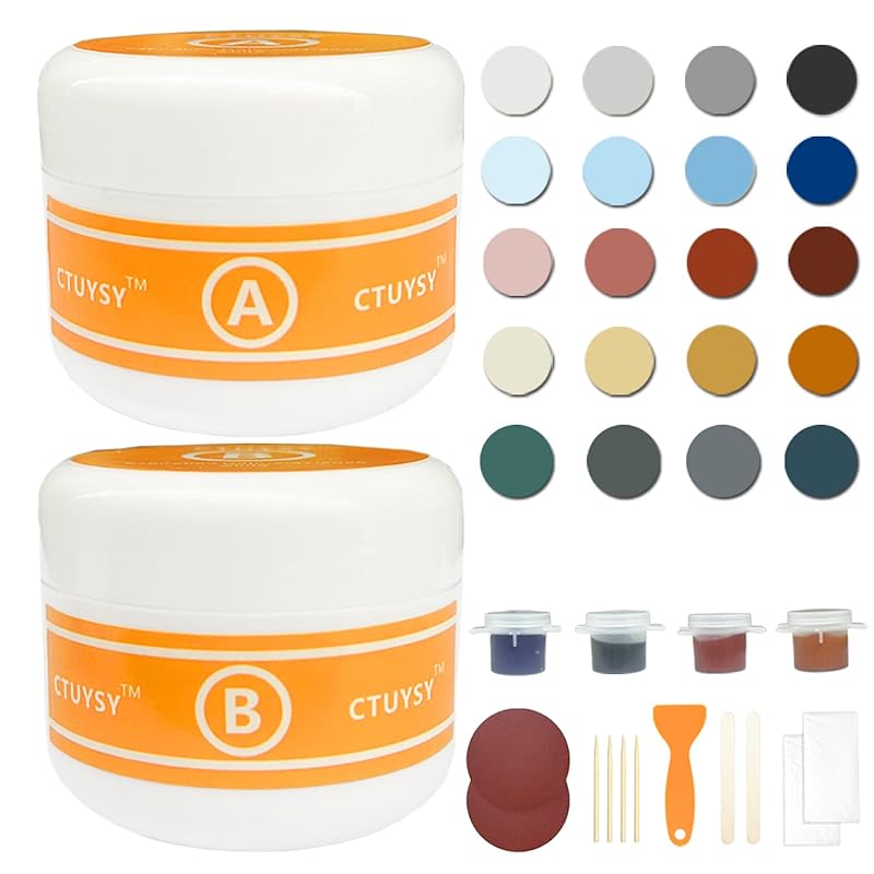 Granite & Quartz Countertop Chip Filler Repair Kit for Marble, Tile, P