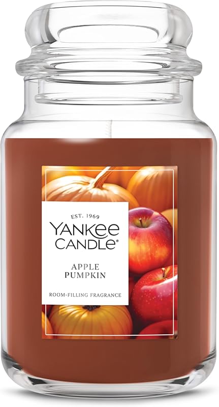 Yankee Candle Apple Pumpkin Thanksgiving Scented Candle, 22oz Large Ja