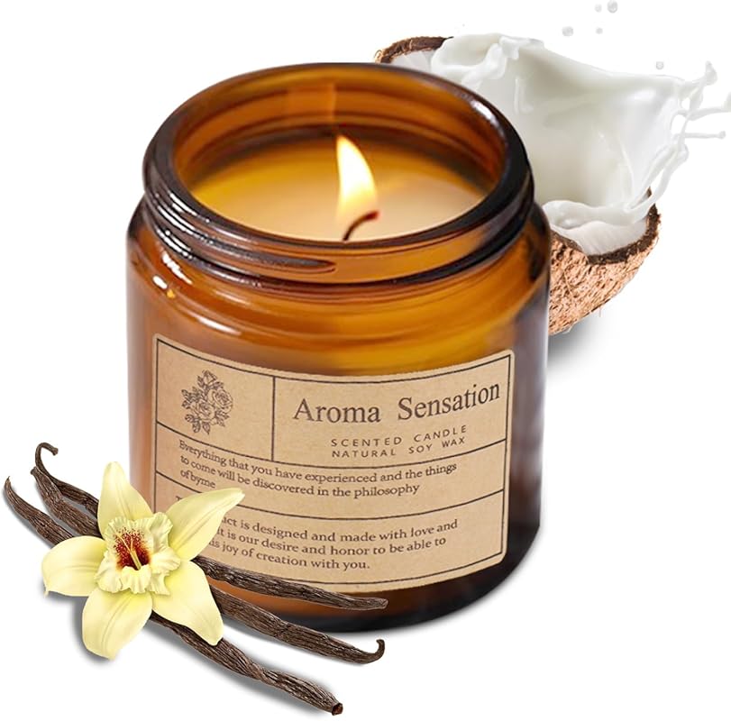 Organic Coconut Vanilla Soy Candle