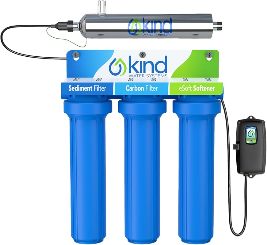 E-3000UV Whole House Salt-Free Water Softener & Filter Combo with UV L