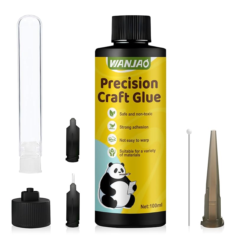 100ml Precision Craft Glue for Scrapbooking & Paper Crafting; Dries Cl