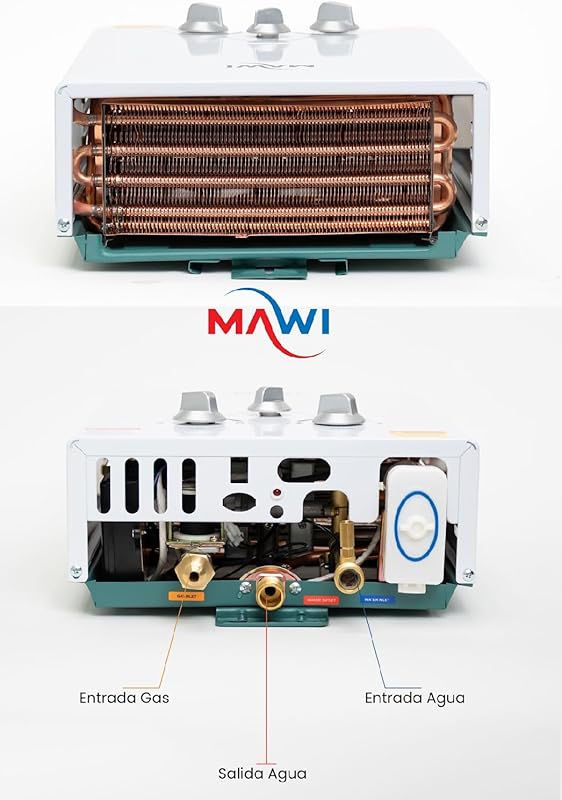 Vent Free Propane Tankless Water Heater, 1.6 GPM, Low Pressure Startup