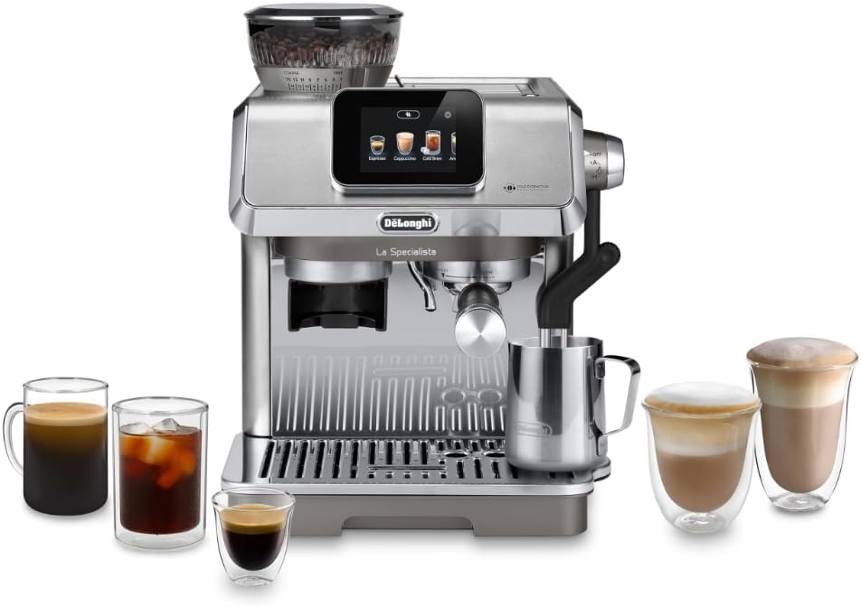 De'Longhi La Specialista Touch Espresso Machine with Burr Grinder, Mil