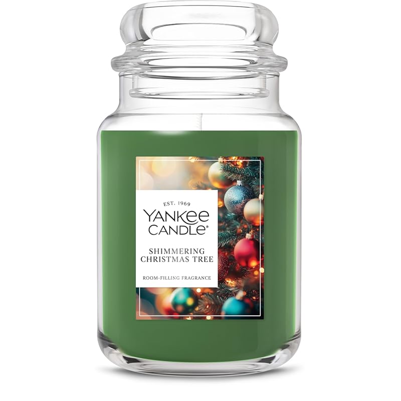 Yankee Candle Shimmering Christmas Tree Scented Candle