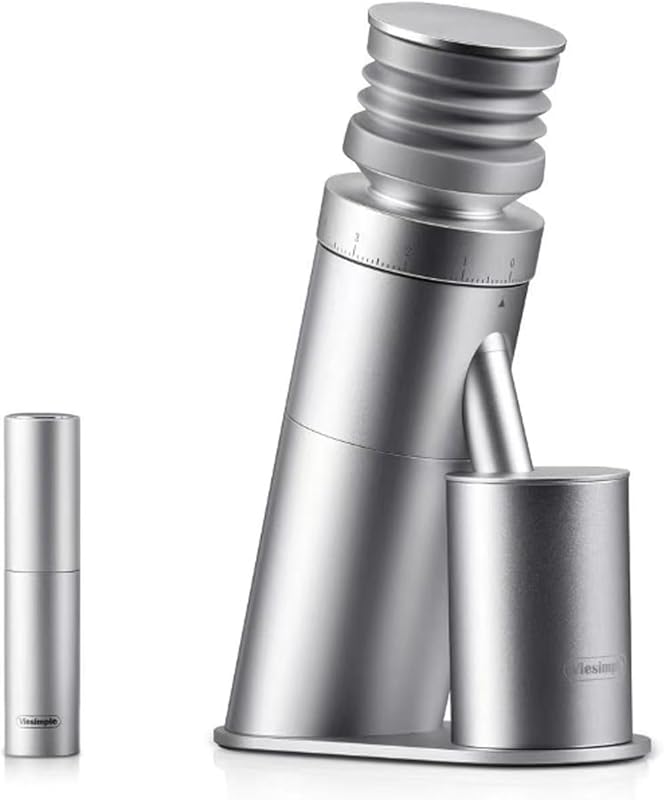 Viesimple Gen 4 Single Dose Electric Burr Coffee Grinder with Magnetic