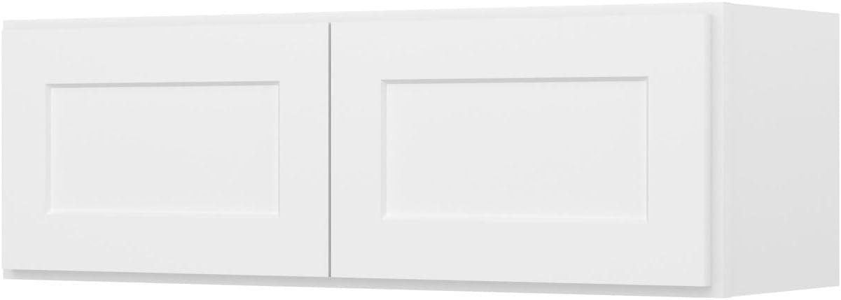 Furinno Shaker Wall Kitchen Cabinet: 2-Door Ready to Assemble, 12x36x1