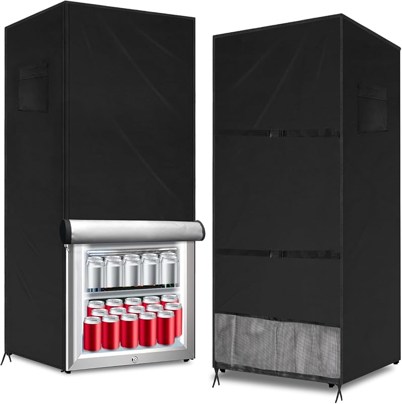 Outdoor Refrigerator Dustproof Cover for Upright Freezers/Beverage Ref
