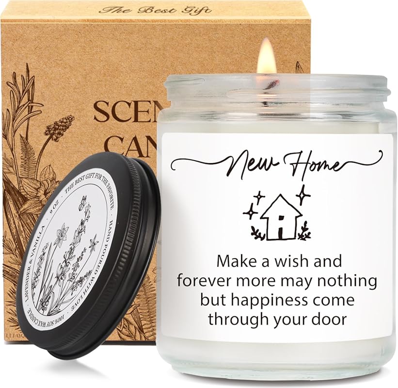 Housewarming Scented Candle Gift for New Homeowners: 