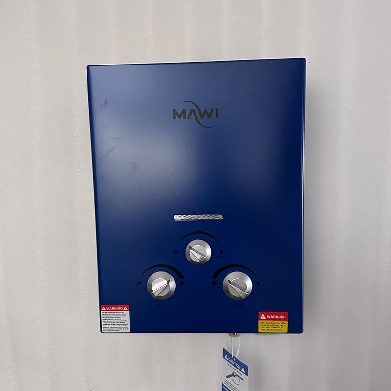 Vent Free Propane Tankless Water Heater, 1.6 GPM, Low Pressure Startup