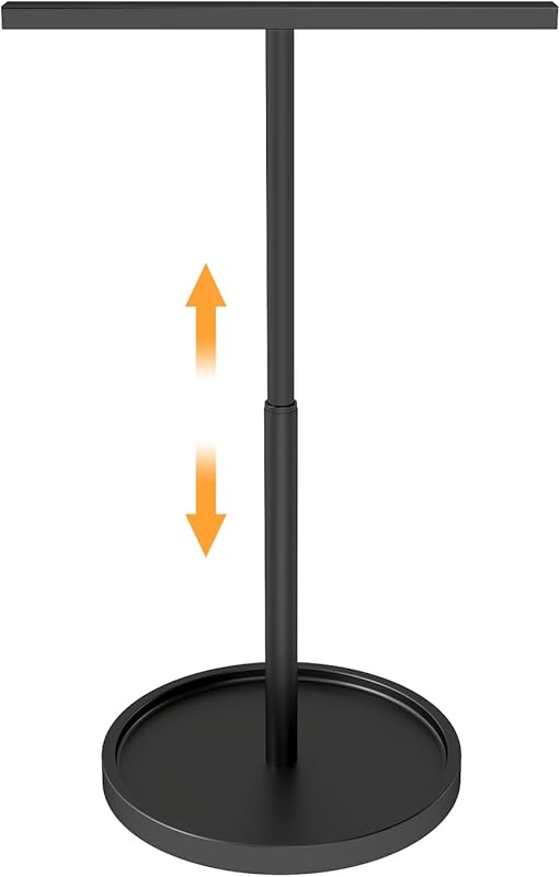 16.5IN Adjustable Retractable T-Shape Hand Towel Stand