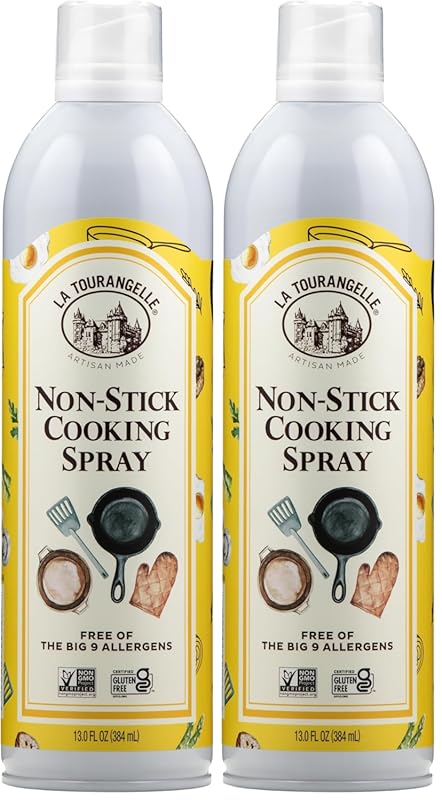 La Tourangelle Non-Stick Cooking Spray, 13 oz Non-Aerosol Expeller Pre