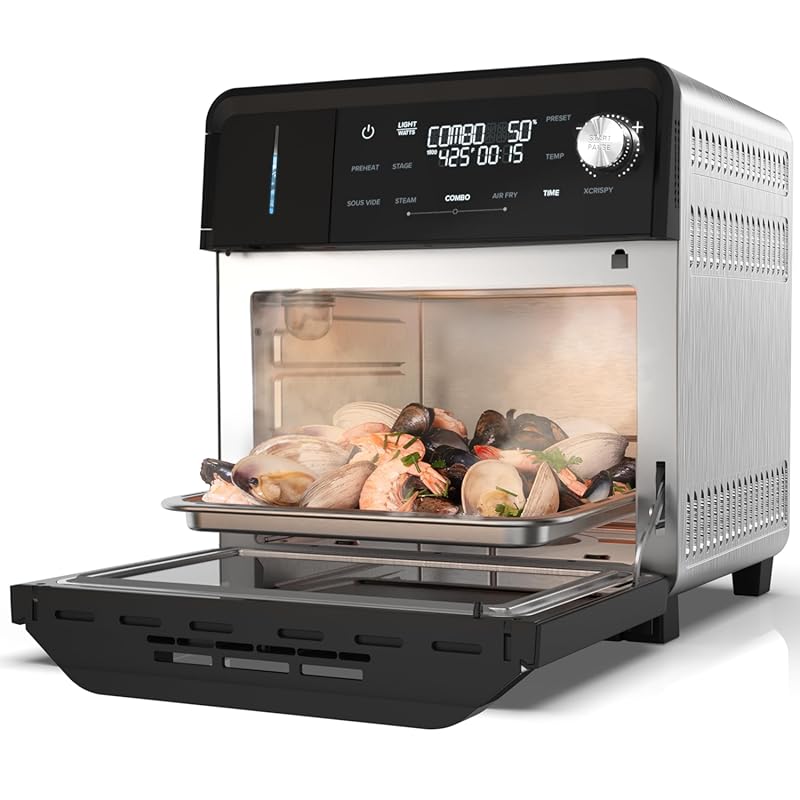 Nuwave PFAS-Free Steam Oven & Air Fryer, All-in-One Convection Cooker,