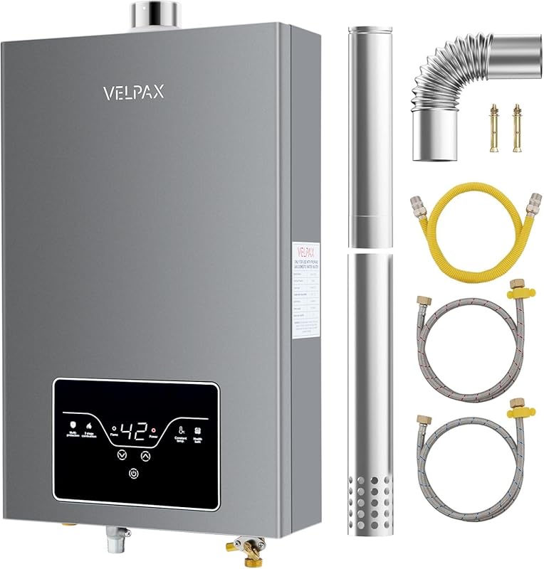 Indoor Propane Tankless Water Heater, 4.21 GPM 16L, Instant Hot Water 