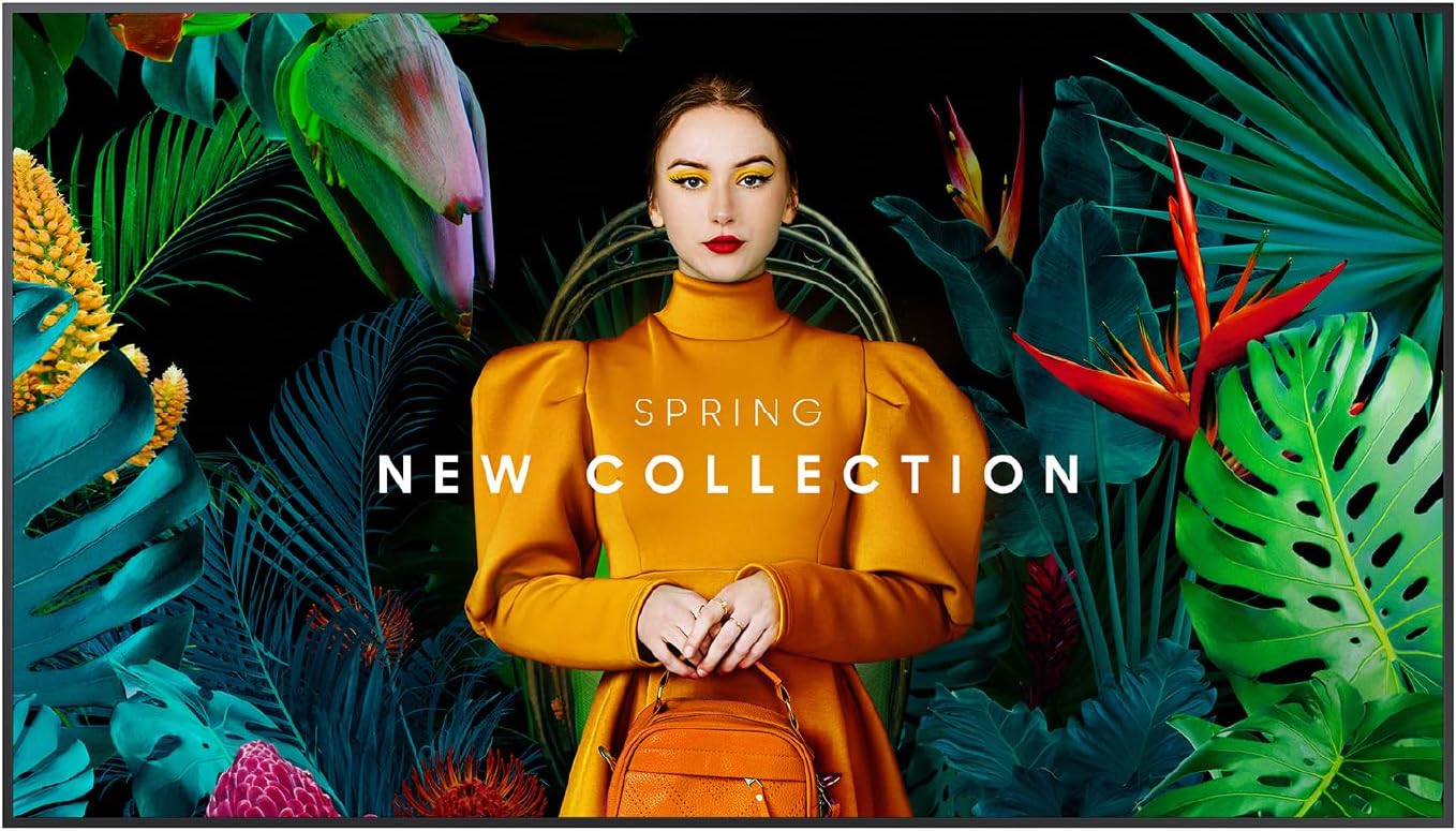 Samsung QH50C 50” UHD QHC LFD Signage Display with Dynamic Crystal Col