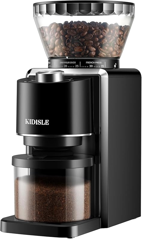 Electric Conical Burr Coffee Grinder, 35 Precise Grind Settings, 2-12 