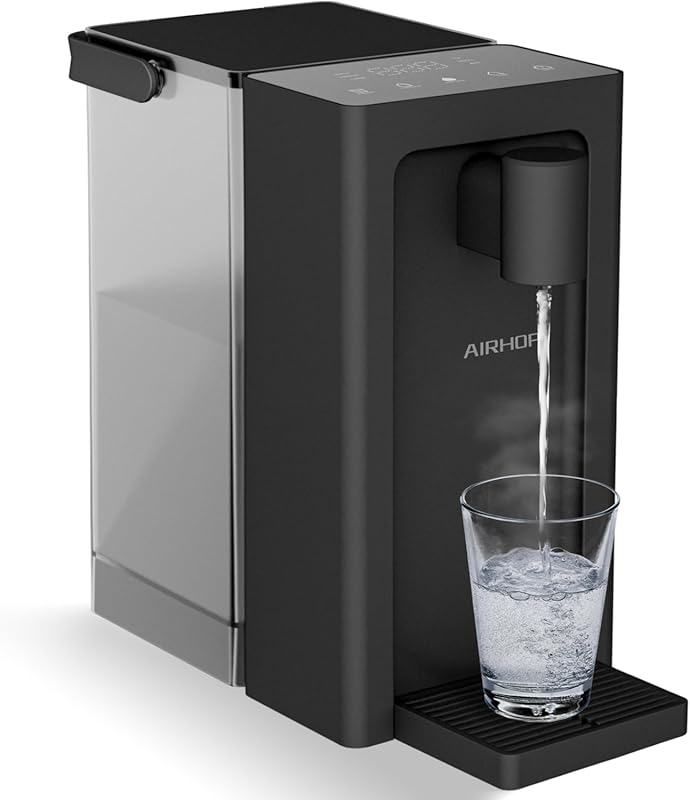 AIRHOP Instant Hot Water Dispenser, Quick Heating Countertop, 5 Temper