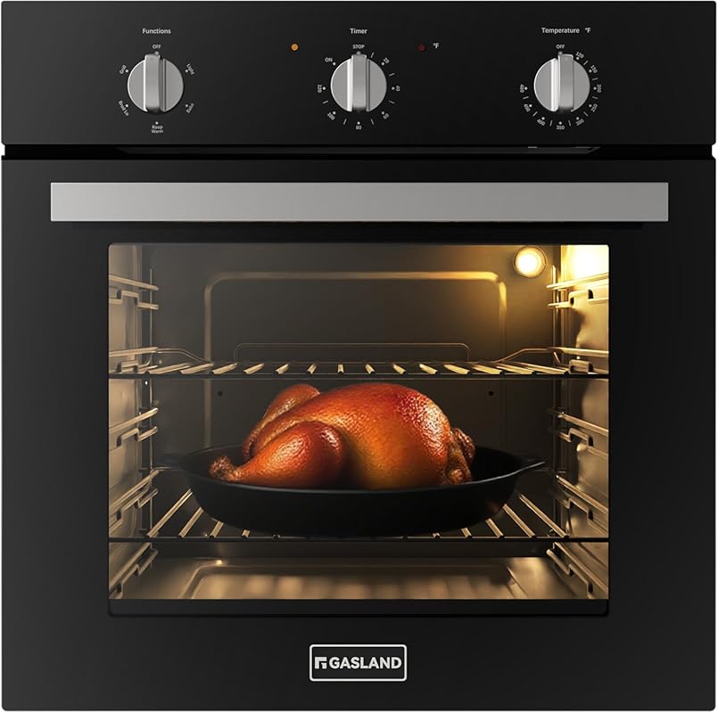 GASLAND 24 Inch Electric Single Wall Oven with 2.79 Cu.ft, 5 Functions