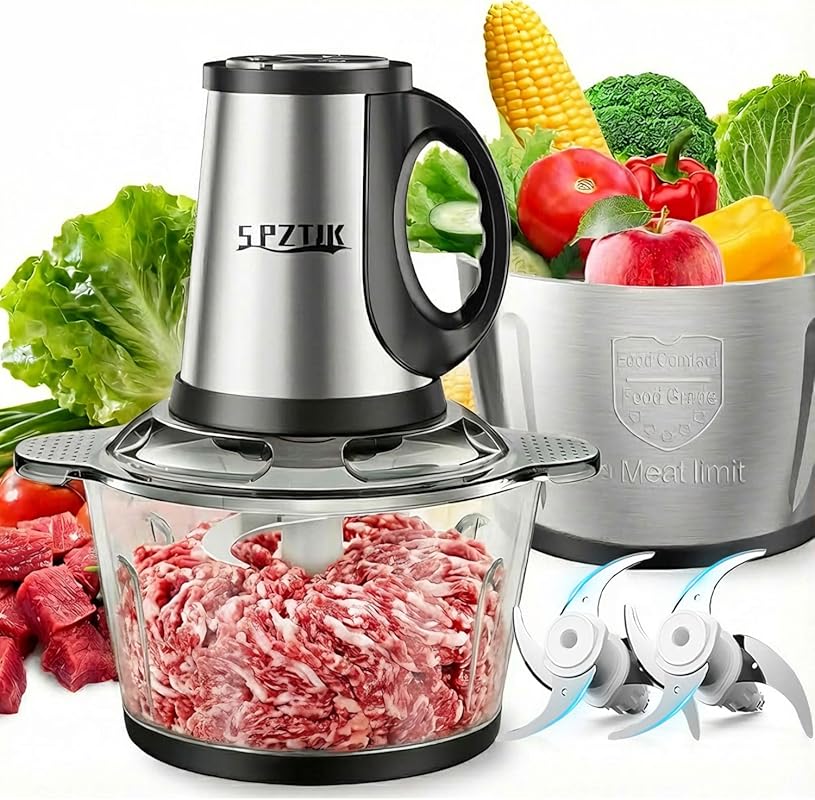 Electric Food Processor, Meat Grinder, Vegetable Chopper & Baby Food M