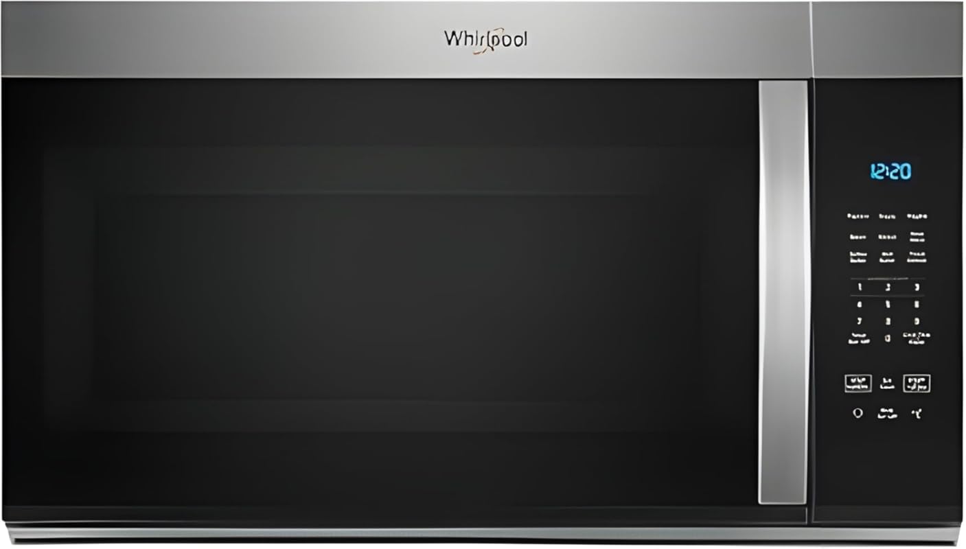 Whirlpool 1.7 Cu. Ft. Over-The-Range Microwave, 1000W, Stainless Steel