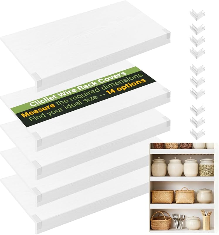 Durable Wire Rack Covers for Shelves: Easy-Cut, Moisture-Resistant Lin