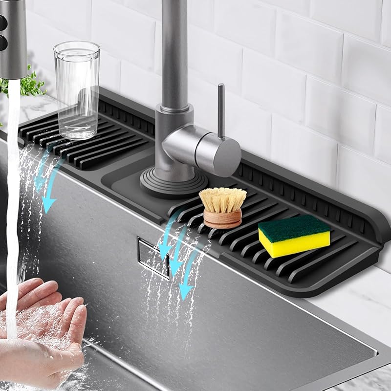 17.7'' Silicone Kitchen Sink Splash Guard Mat