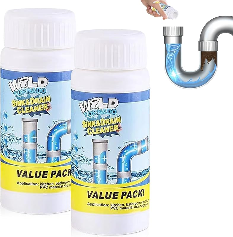 Wild Tornado 2026 Upgrade Pipe Dredge - Powerful Fast Foaming Sink & D