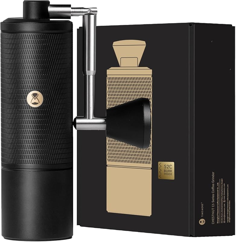 TIMEMORE C5 ESP Pro Manual Coffee Grinder: S2C-042-III Burr, 0.015mm P