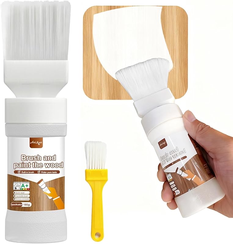 Quick-Drying White Touch Up Paint for Wood, Cabinets, Furniture & Meta