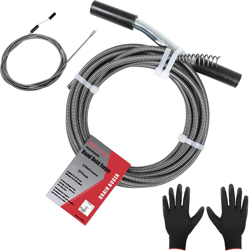 25FT Handheld Drain Auger