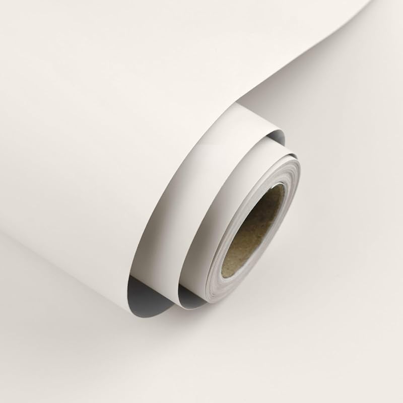 Cream Peel and Stick Wallpaper, 15.7