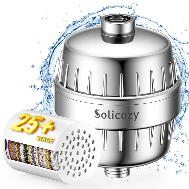 Chlorine Buster! 25+ Stage High Output Shower Filter: Softens Water, I