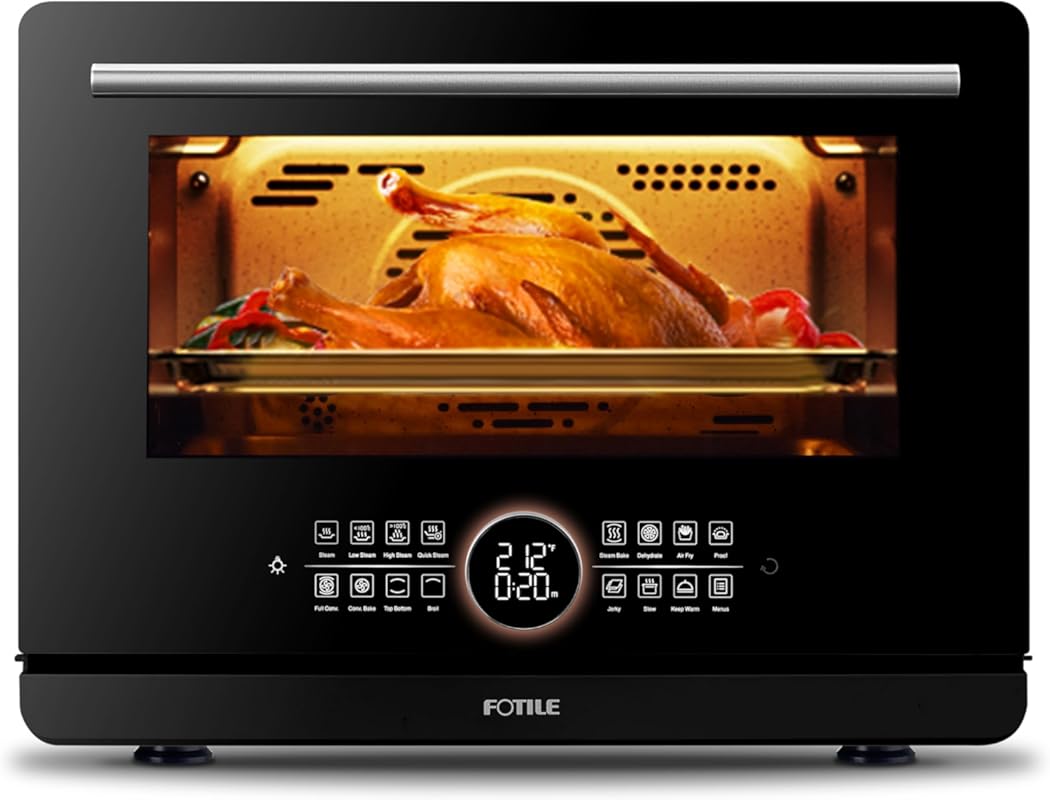 FOTILE ChefCubii HYZK32-E3-B 4-in-1 Combi-Steam Oven with Air Fry, Con