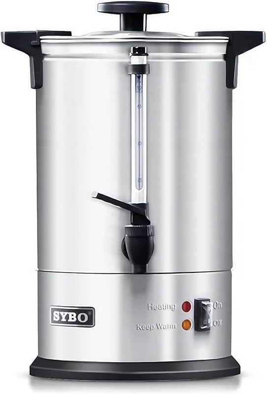 SYBO 120-Cup Commercial Coffee Urn & Hot Beverage Dispenser, Stainless